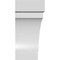 Ekena Millwork 3 1/2-in. W x 8-in. D x 8-in. H Merced Architectural Grade PVC Knee Brace BRCP035X08X08MRC - alternate 3